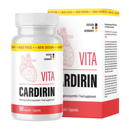 Vita Cardirin Capsules | Quality for men and women | Maxi Pack - 90 capsules per can - 1