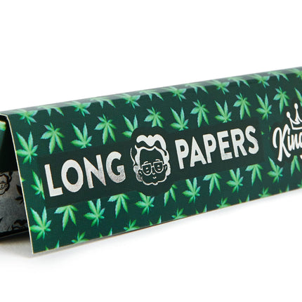 6x Granny's® new Organic Slim Long Papers made from hemp | 108x45mm | 36 sheets unbleached | King Size | organic hemp