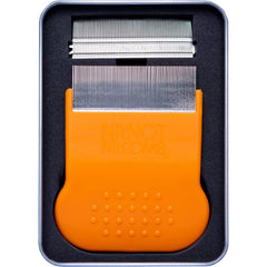 NitNOT - Lice comb for all hair types, extra fine, with 2 comb heads, against lice and nits, lice comb for children, metal lice remedy