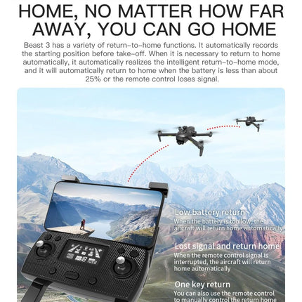 LUXWALLET Ai-Fly² GPS Professional Drone - Obstacle Detection - 4K Camera + Zoom - Gimbal - 5G WiFi FPV - 1.2KM Range - 2X Battery
