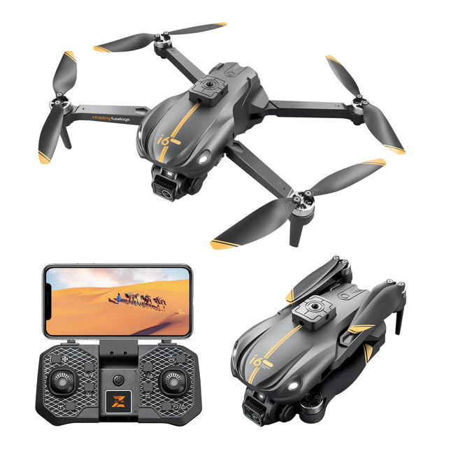 Drone with Camera for Adults, 1080P HD FPV Camera, Drone for Beginners with Altitude Hold, One Key Landing, 4 Way Obstacle Avoidance, Speed ​​Adjustment, Headless Mode, 3D Flips