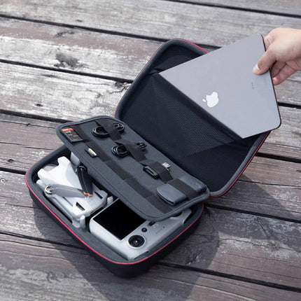 PGYTECH Carrying Case for DJI Mini 3/3 Pro/Mini 4 Pro Waterproof PU Leather Carrying Case Compatible with DJI RC2/RC/RC-N1 Remote Control Drone Accessories with Shoulder Strap