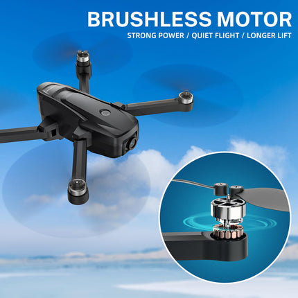 HANNVIW H330 Drone with 4K HD Camera, 5G WiFi FPV Drone for Adults Beginners Kids, Brushless Motor, Optical Flow 2 Cameras, Altitude Hold, 3D Flip, with 2 Batteries 30Mins