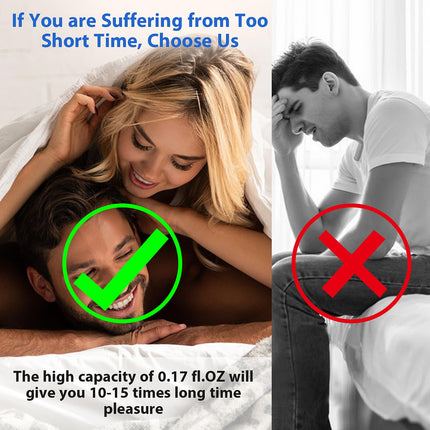 abiducns Delay Spray Sexual Enhancer for Men to Last Longer in Bed, Effectively Extends Men's Time and Increases Comfort, 5 ml, 50 Pumps