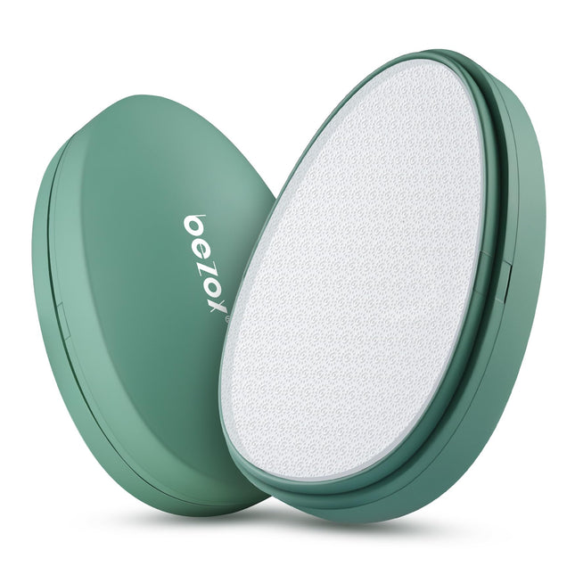 BEZOX 2-in-1 Nano Glass Callus Remover - Highly effective callus file for velvety soft feet - Professional foot care, safe &amp; fast. For callus removal on wet and dry feet.