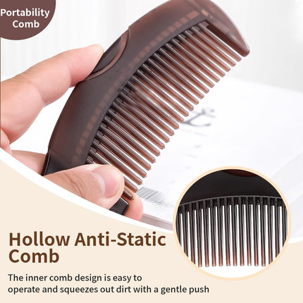 Stainless steel lice comb set, 3 pieces, lice comb, dandruff comb, 3 styles, lice comb for children, reduces itching, for children, adults and pets to remove lice and dandruff