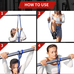 AUVIM Resistance Bands Set Fitness Bands 3 Different Levels of Resistance Bands for Strength Training, Stretching, Calisthenics, Cross Fitness, Pilates, Yoga, Including Door Anchor Storage Bag