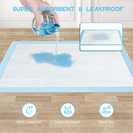 EUROPAPA® 30x absorbent incontinence pads 60x90cm nursing pads medical pads waterproof incontinence bed pads, disposable pads, hygiene pads for adults children baby