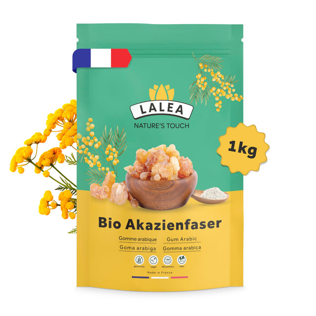 Acacia Fiber Powder Organic - 1Kg - 90% Fiber, fiber powder from acacia fiber, organic, vegan &amp; keto, gluten-free, gum arabic powder, fiber supplement