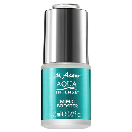 M. Asam AQUA INTENSE Mimic Booster Serum (20 ml) – Hyaluronic acid serum with high-tech peptide for the targeted smoothing of expression lines, reduces crow's feet, forehead wrinkles and laugh lines, facial care