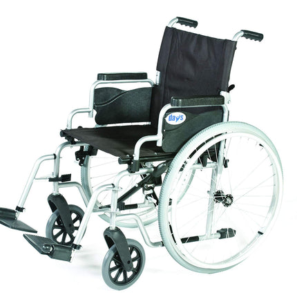 Days Whirl Self Propelled Wheelchairs, Designed to Be a Simple Yet Versatile, Ensures Great Maneuverability, Durable, 45cm (17½")