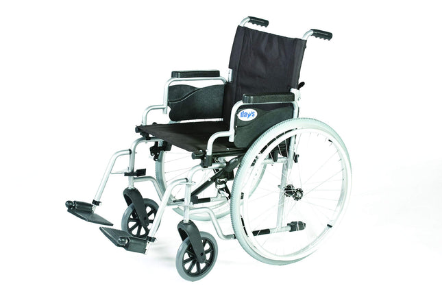 Days Whirl Self Propelled Wheelchairs, Designed to Be a Simple Yet Versatile, Ensures Great Maneuverability, Durable, 45cm (17½")