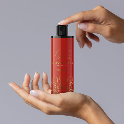 BodyGliss - 2-in-1 massage oil and silicone-based lubricant - 150 ml (Blood Orange)