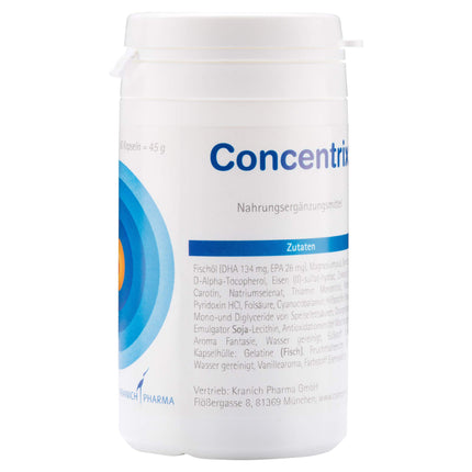 Concentrix® Trial Pack, 60 Capsules for Concentration and Attention