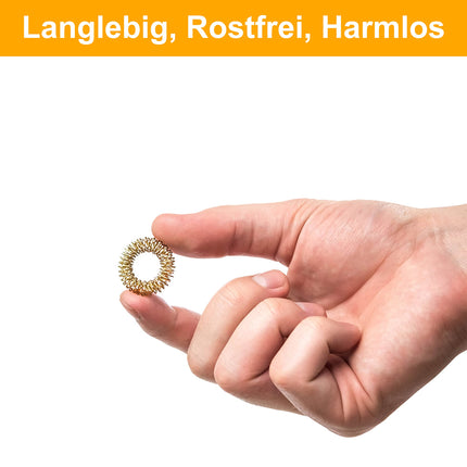 VONERO Premium Acupressure Rings Skills Ring Massage Rings for Fingers Acupressure Rings Finger Massage Ring Stress Ring Improved Concept 2024 Stress Relief Anti Stress Ring Set of 12