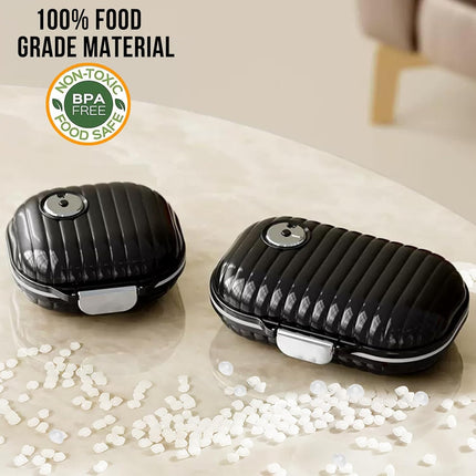 Ptyism 2 Pack Pill Box for On the Go (Large + Small) 7-day Pill Box for On the Go, Travel Pill Box, Pill Organizer Travel for Travel and Daily Use, etc.