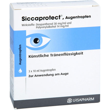 SICCAPROTECT eye drops 3 x 10 ml