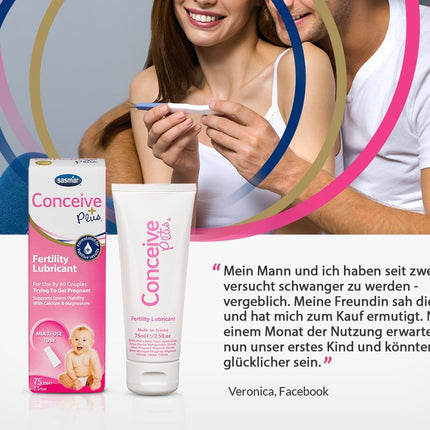 Conceive Plus Fertility Lubricant, fertility lubricant, 1 x 75 ml tube
