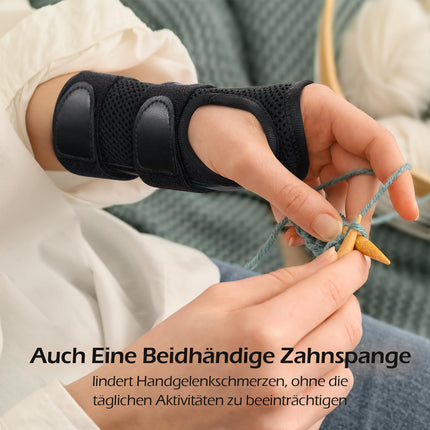 FREETOO Doctor-Approved Wrist Brace with 3 Splints, Adjustable Day-Night Wrist Support for Men and Women, Wrist Support for Arthritis, Tendonitis, Sprains, Sports Protection