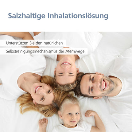 PARI saline solution for inhalation for children and adults – 60 ampoules of 2.5ml NaCl 0.9 inhalation solution – sterile and without preservatives