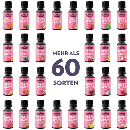 GymQueen Tasty Drops, Vanilla, Flavour Drops without Calories, 30ml