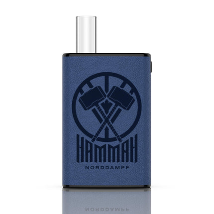 Norddampf HAMMAH Herb Vaporizer | Compact premium vaporizer for herbs | Hybrid heating technology | 1600mAh battery | 30s heat-up time | Insulated airway | 5 temperature levels | NORDIC BLUE