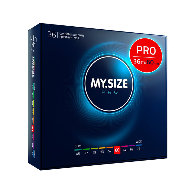 MY.SIZE PRO Condom Size 5, 60mm, 36 Pieces - The new generation of MY.SIZE condoms