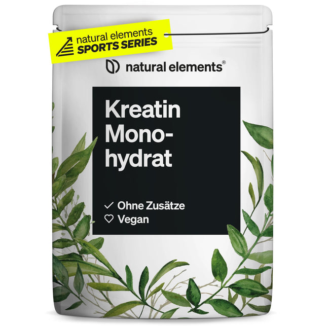 Creatine Monohydrate – 500g ultrafine powder (mesh factor 200) – 166 servings of pure creatine – high dosage – vegan, without unnecessary additives – bottled and laboratory-tested in Germany