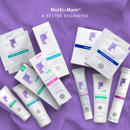 Multi-Mam Postpartum Pads – Postpartum Tissue Care for Intimate Areas and Cesarean Scars – Intimate Care for Women. Moist Gel Pads for Cooling &amp; Relief, Fragrance-Free or Hormonal-Free – 14-Pack