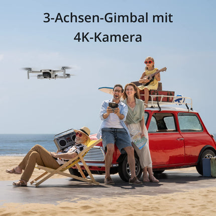 DJI Mini 2, Ultralight Foldable Camera Drone, 3-Axis Gimbal with 4K Camera, 12 MP, 31 min Flight Time, OcuSync 2.0, 10 km HD Video Transmission, QuickShots, Drone for Beginners, Gray