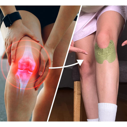Wellnee Original Knee Patches – Wellknee Heat Patches and Knee Support for Knees, Neck &amp; Back with Ginger &amp; Wormwood, Soothing Support for Joint Stiffness &amp; Muscle Pain (30 Pieces)