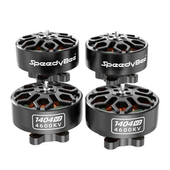 SpeedyBee 1404 4600KV Brushless FPV Motor for Bee25 2.5" FPV Drones - 4 Pack, Aviation Aluminum, Powerful &amp; Stable for 2.5 3" 4" Builds FPV Whoop Toothpick Cinewhoop