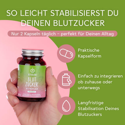 BitterLiebe Blood Sugar* Complex for the natural regulation of blood sugar levels (1)