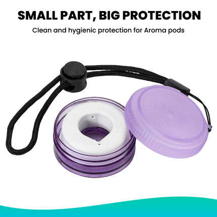 petellow Pod Case Storage Box for Fragrance Pod Aroma Pod - BPA-Free Protective Case for Storing Aroma Box - Violet