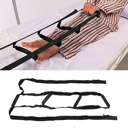 Bed ladder aid for pulling up the bed, rope ladder, bed aid belt with handle, adjustable sit-up aid, safety handles on the bed for patient recovery
