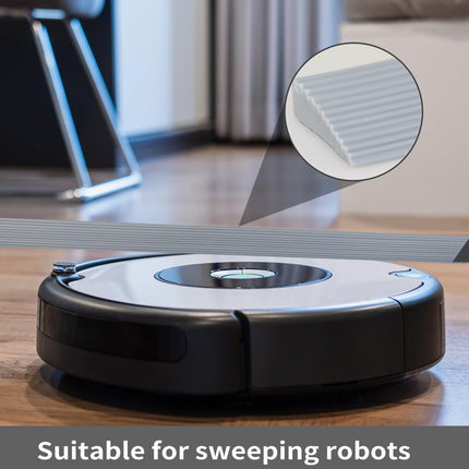 LANZLC Door Threshold Ramps, 100x5.5x1.6cm Threshold Ramp Wheelchair Ramp, Access Ramp Rubber Ramp, Silicone Cuttable Ramp Door Threshold, Transition Profile Self-Adhesive for Doors, Driveways, Bathrooms