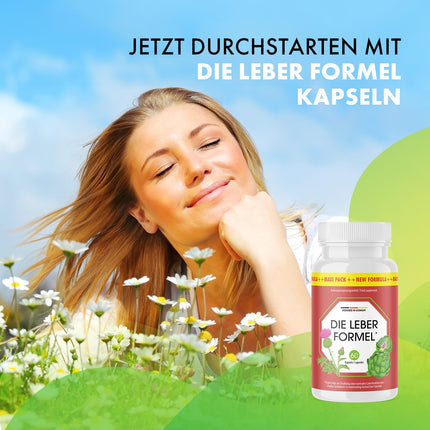 The Liver Formula Capsules - with natural ingredients - suitable for women &amp; men - 60 capsules per can 1x