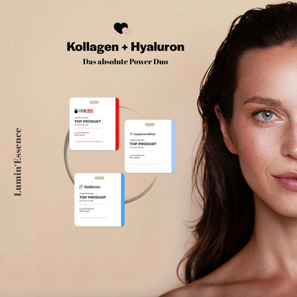 Mini Spark Collagen Hyaluronic Acid Complex | 90 Capsules | 900g bioactive collagen with 220g hyaluronic acid per daily dose | Laboratory tested and processed in Germany
