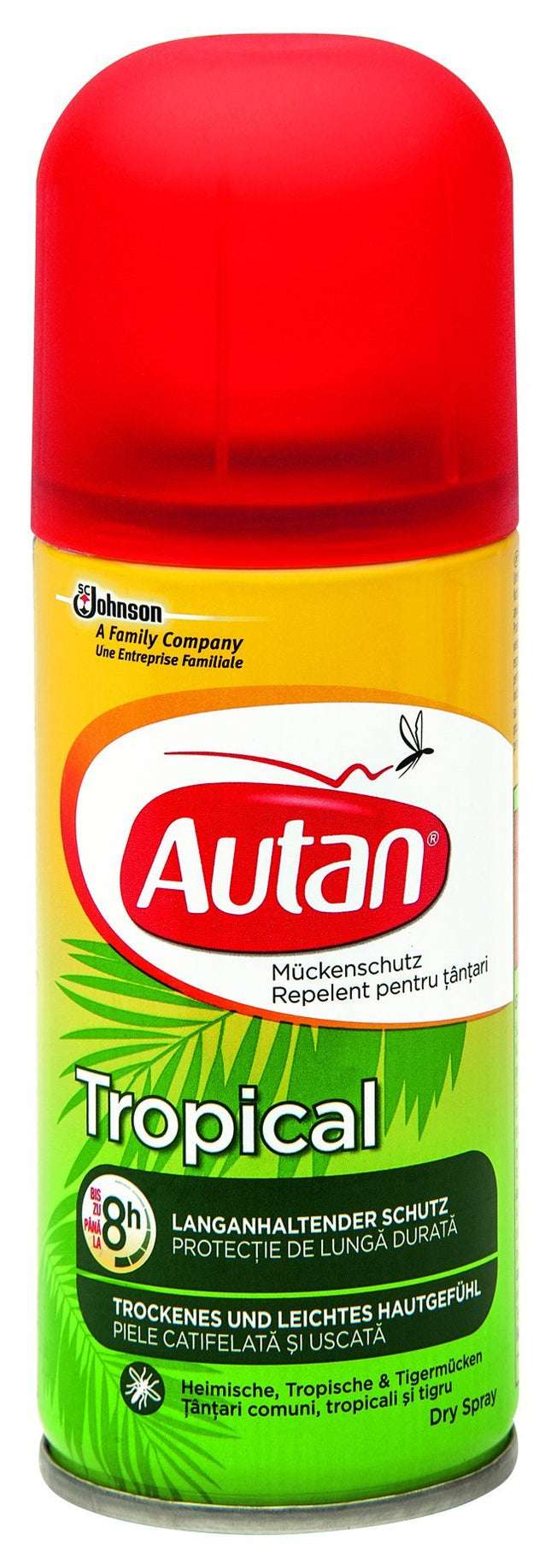 Autan Tropical Dry Spray, pack of 1 (1 x 100 ml)
