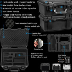 LEKUFEE Waterproof Carrying Case for DJI Mavic 3 Pro/Mavic 3 Classic/DJI Mavic 3/Cinema/Combo/DJI RC Pro/DJI RC/RC N1/Goggles 2/Integra/DJI RC Motion 2 and Accessories (Protective Case Only)