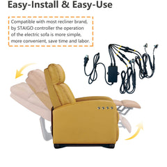 STAIGO Touch Sensor Control Box Replacement Lift Chair/Electric Recliner/Power Supply Sofa for Limoss/Okin/Kaidi (4 Touch)