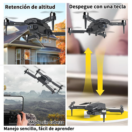 S508 Drone with 720P HD Camera, 90° Adjustable Lens, Foldable FPV Drone for Adults Beginners, WiFi APP, 3D Flip, Auto Hold, Optical Stream Positioning, Waypoint Flight
