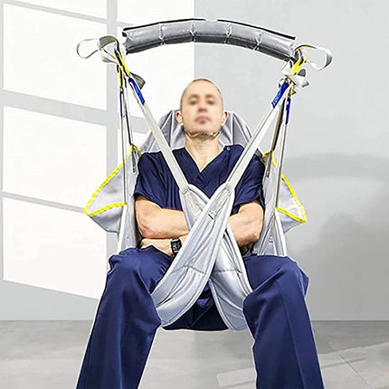 CEEBUS Patient Lifter Sling Stair Transfer Belt Patient Lifter, Movable Support Lifting Platform Gait Harness Standing Walking Aids Assisted Leg Trainer, for Elderly, Disabled