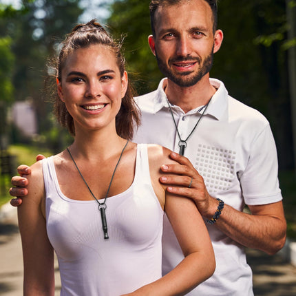 Carreneu Necklace Smoke-Free Smoking Cessation Aid Necklace Smoke-Free Original Smoking Cessation Necklace Mindfulness Necklace Relieves Stress and Reduces Anxiety With 1 Bracelet 1 Anxiety Ring