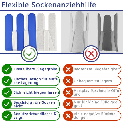 Pulinpulin sock aid - Ideal for the elderly, pregnant women and people with limited mobility after hip surgery