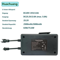 Huachuang Power Chair Battery Pack/Reclining Sofa/Lift Chair Okin Limoss Berkline Med, Including Charger/Adapter/Battery