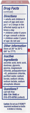 Visine, Redness Relief, Irritation Eye Drops Original, 0.5 fl oz by Visine