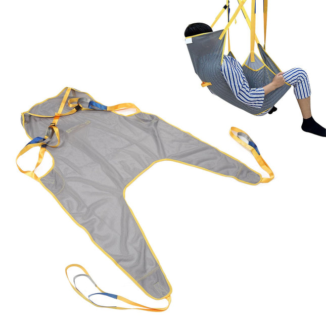 Patient Lift Toilet Belt, Large Mesh Belt, Patient Lift Belt, Easy Installation, Soft Mesh, Breathable, Patient Transfer Belt for Home Hospital