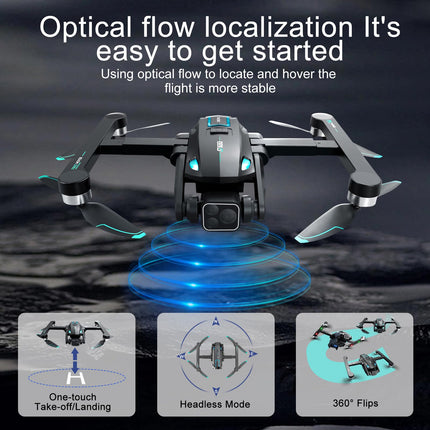 OBEST GPS Drone with 4K Camera, Auto Return Follow Me Optical Flow Brushless Motor Drones 36 Mins Long Flight Time, 360° Obstacle Avoidance, 5G WIFI FPV Transmission Drone for Beginners Adults