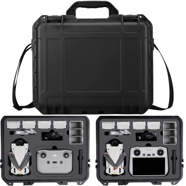 Professional Mini 3 Pro Case, Waterproof Hard Case for DJI Mini 3 Pro Drone and DJI RC/DJI RC N1 Remote Controller and Drone Accessories